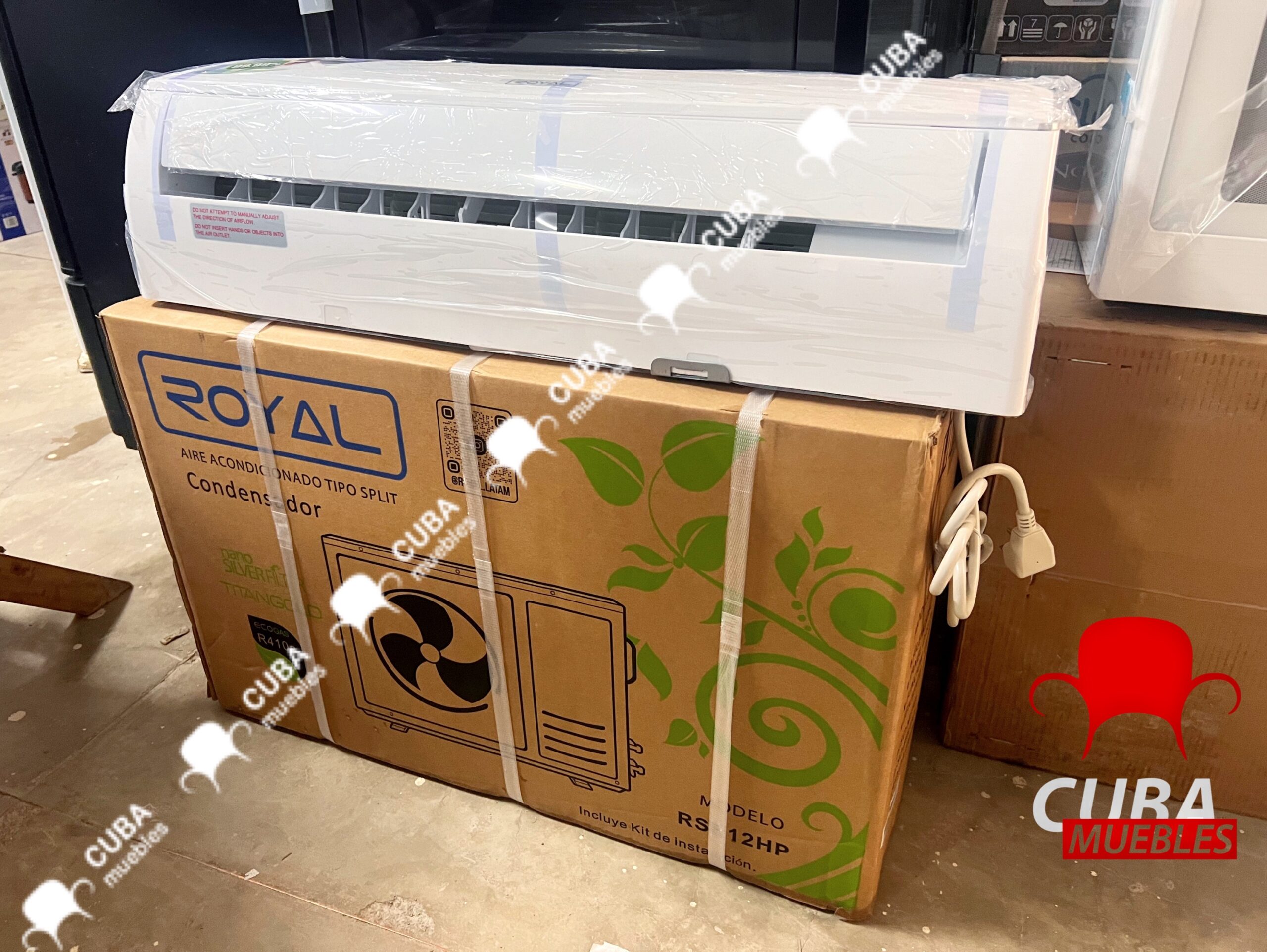 Aire Acondicionado Split Royal 1 ton entrega incluida Muebles Cubanos